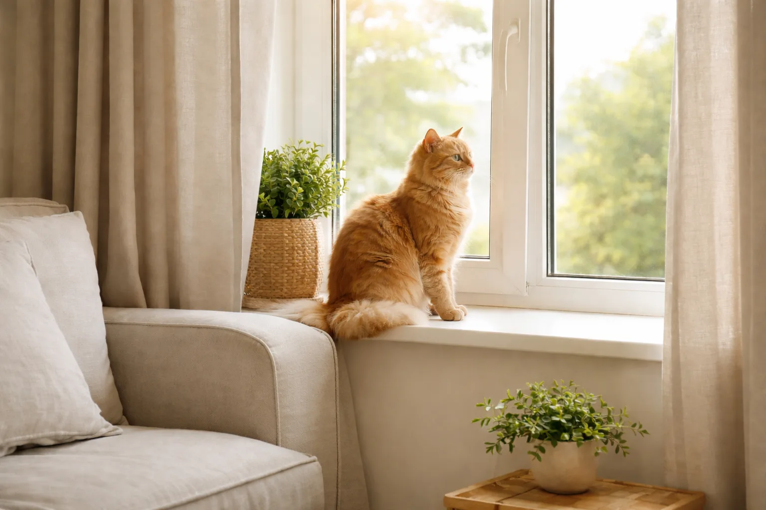 PET-FRIENDLY CURTAINS AND BLINDS